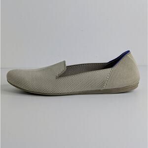 Rothy's The Loafer Cream Tan 8.5 Sustainable Slip On Capsule Wardrobe Neutral